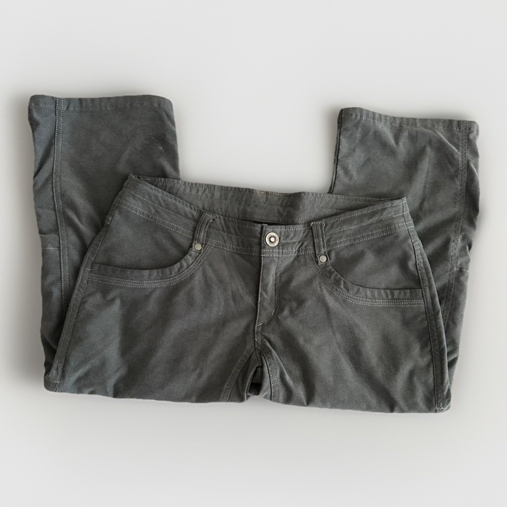 Kuhl‎ Gray Hiking Cargo Capris Womens 4 Waist 30 Outdoor Utility Trail Pants
